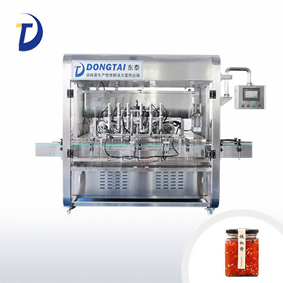全自動柱塞式辣椒醬灌裝機(jī)