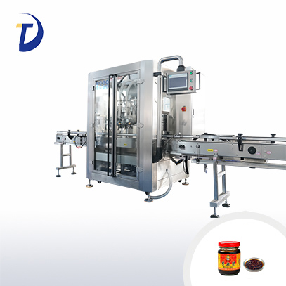 全自動雙頭跟蹤式醬料灌裝機(jī)